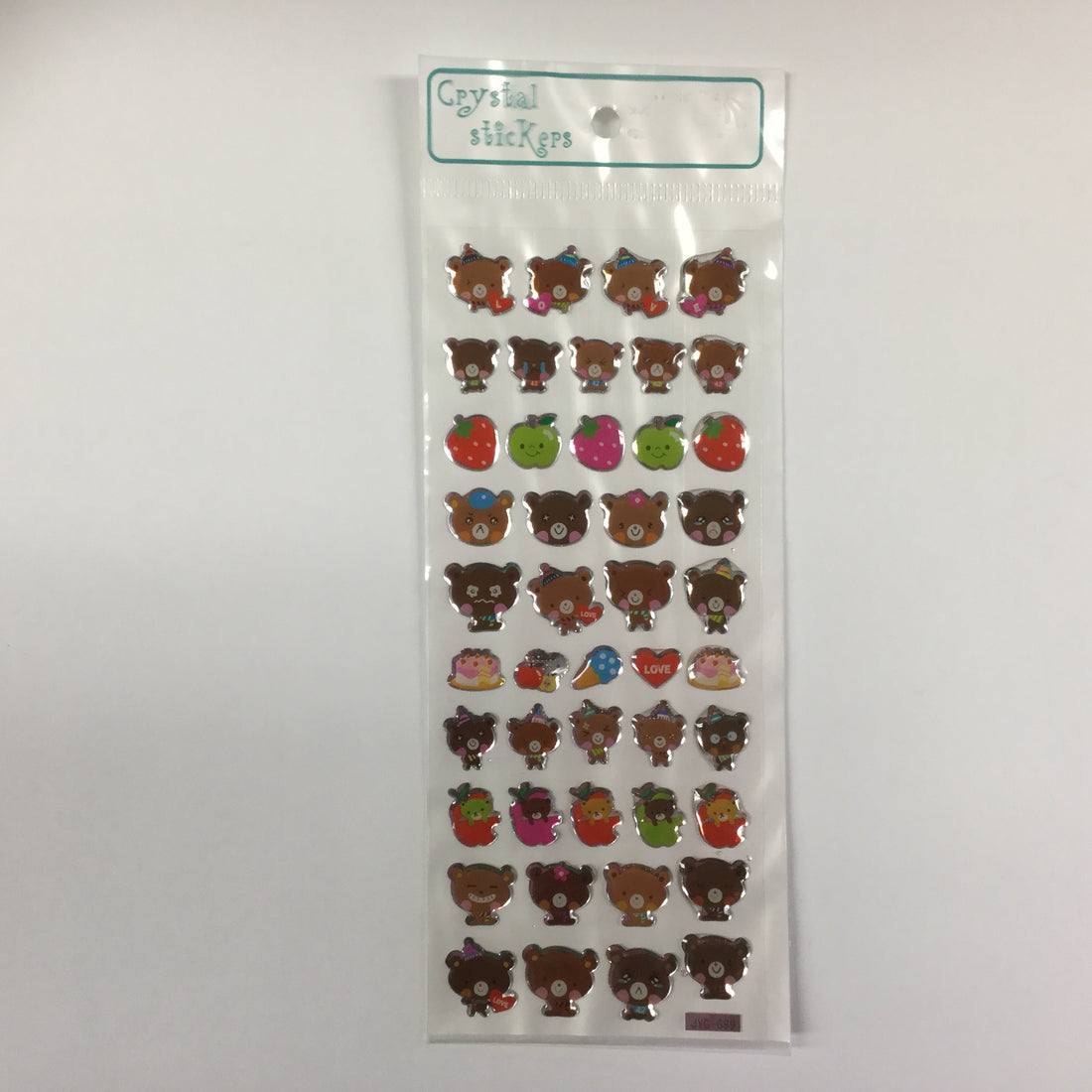 Crystal Stickers PARTY BEARS 45pc Scrapbooksrus 