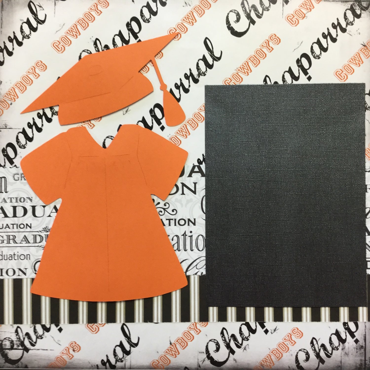 Premade Scrapbook Page CHAPARRAL HIGH SCHOOL (1) 12&quot;x12&quot; Graduation Scrapbooksrus 