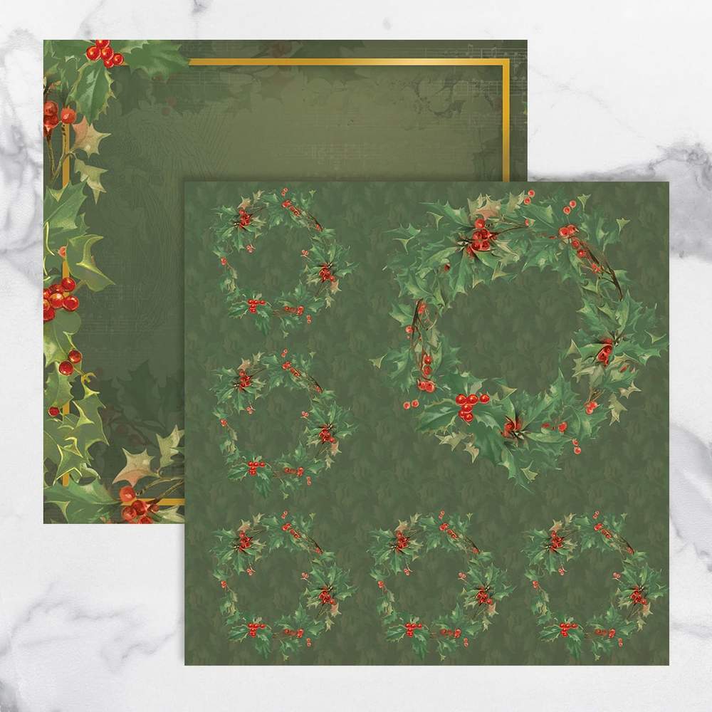 Couture Creations NAUGHTY OR NICE 12&quot;X 12&quot; Scrapbook Paper Scrapbooksrus 