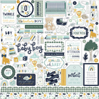 Echo Park IT’S A BOY 12&quot;X12&quot; Collection Kit Scrapbooksrus 