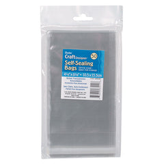 Darice Craft Self-Sealing Clear Bags 4x6 50qty