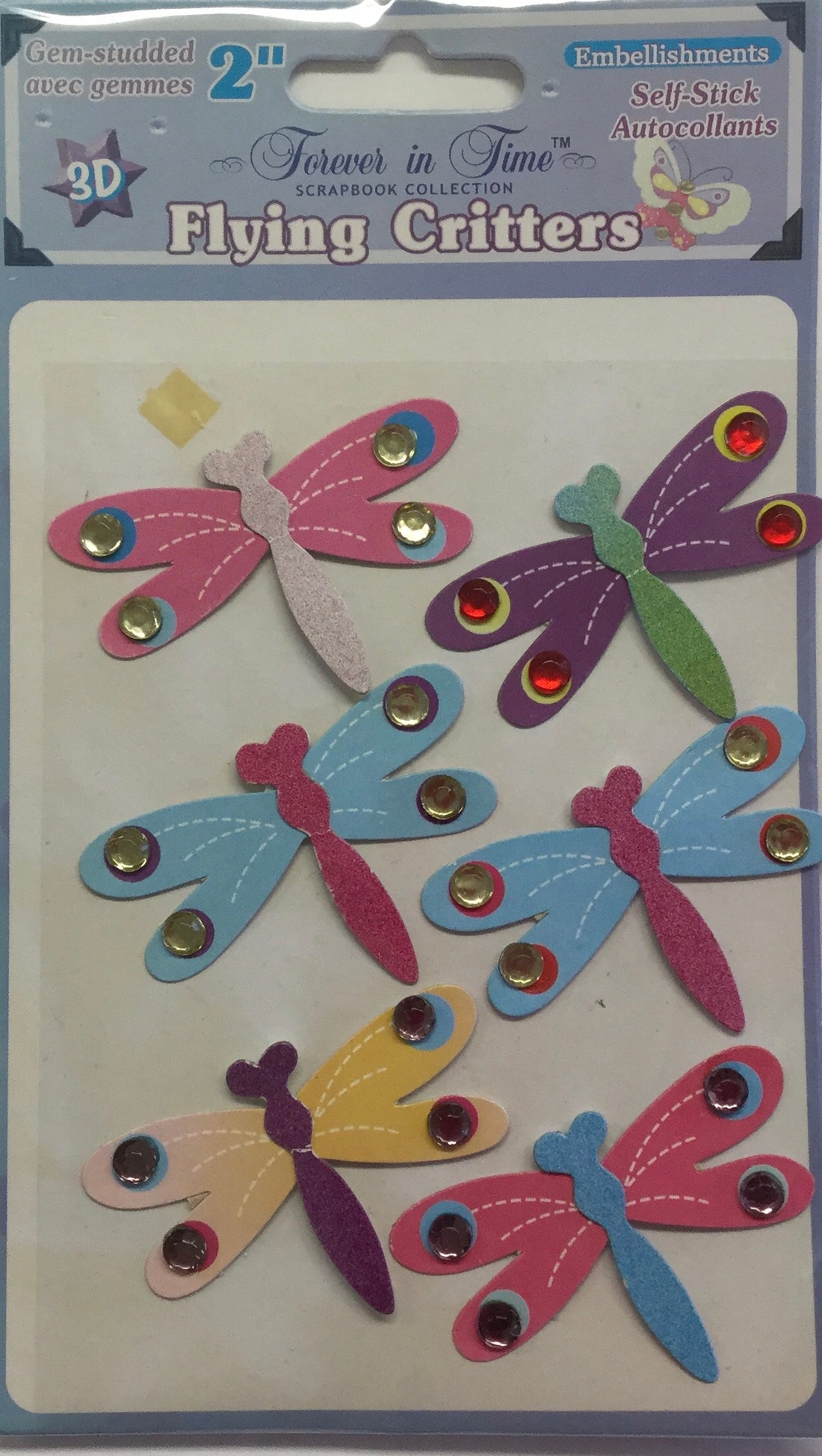 Forever in Time FLYING CRITTERS 2” Stickers Scrapbooksrus