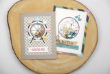 Jillibean Soup SPIN WHEEL Clear Stamps & Dies 16 pc. Scrapbooksrus 
