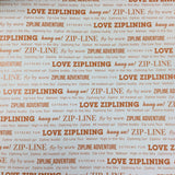 ZIPLINE PRIDE 2 ORANGE 12”x12” Sheet Scrapbook Customs Scrapbooksrus 