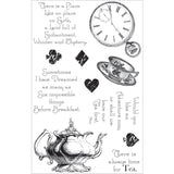 Couture Creations ENCHANTED TEA PARTY Clear Acrylic Stamps