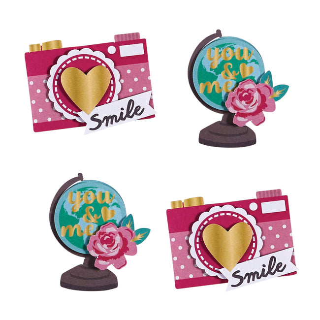 Fun Stampers SNAP ACCENTS 4pc Scrapbooksrus