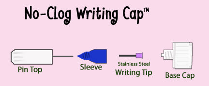 ScraPerfect No-Clog No Clog Writing Cap Large 3 pc - Scrapbooksrus