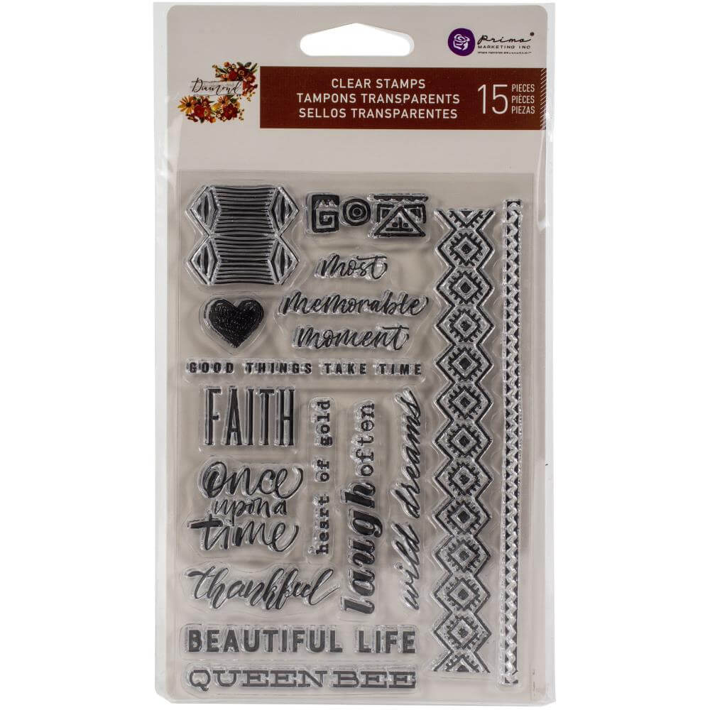 Prima DIAMOND Clear Stamps 4&quot;X6&quot; Scrapbooksrus 