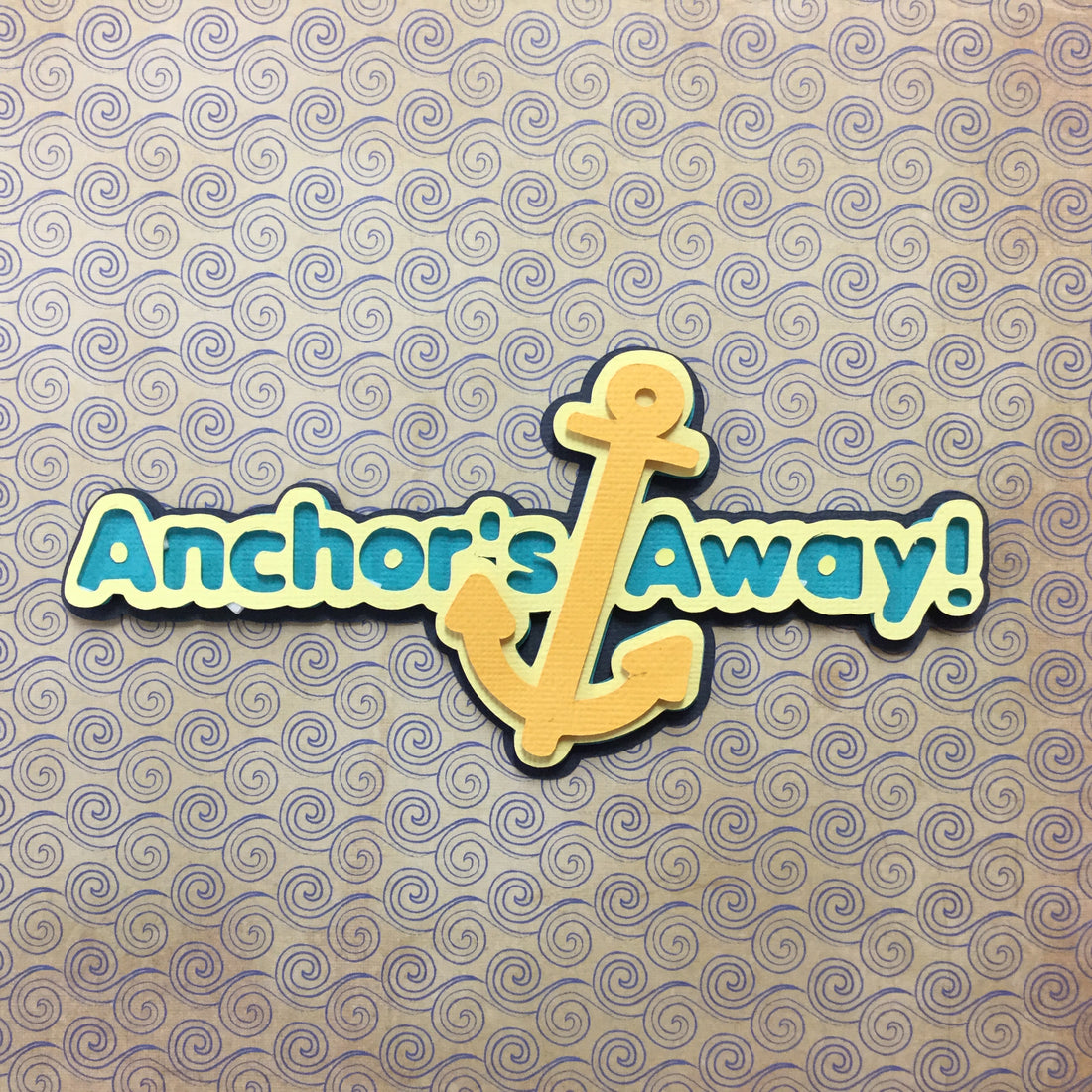 ANCHOR’S AWAY Scrapbook Die Cuts Scrapbooksrus 