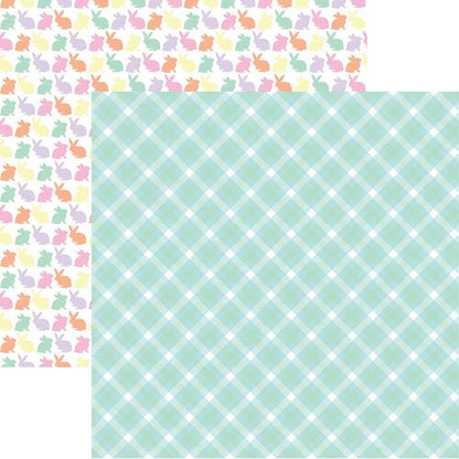 Reminisce BUNNY HOP Scrapbook Paper Pack 2pc Scrapbooksrus 