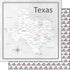 TEXAS ADVENTURE MAP Double Sided 12"X12" Paper Scrapbook Customs Scrapbooksrus 