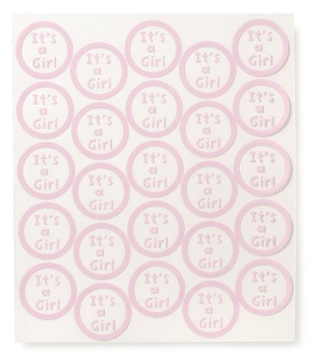 Darice Baby Favorites IT’S A GIRL 4&quot;x7&quot; Scrapbook Stickers 50pc