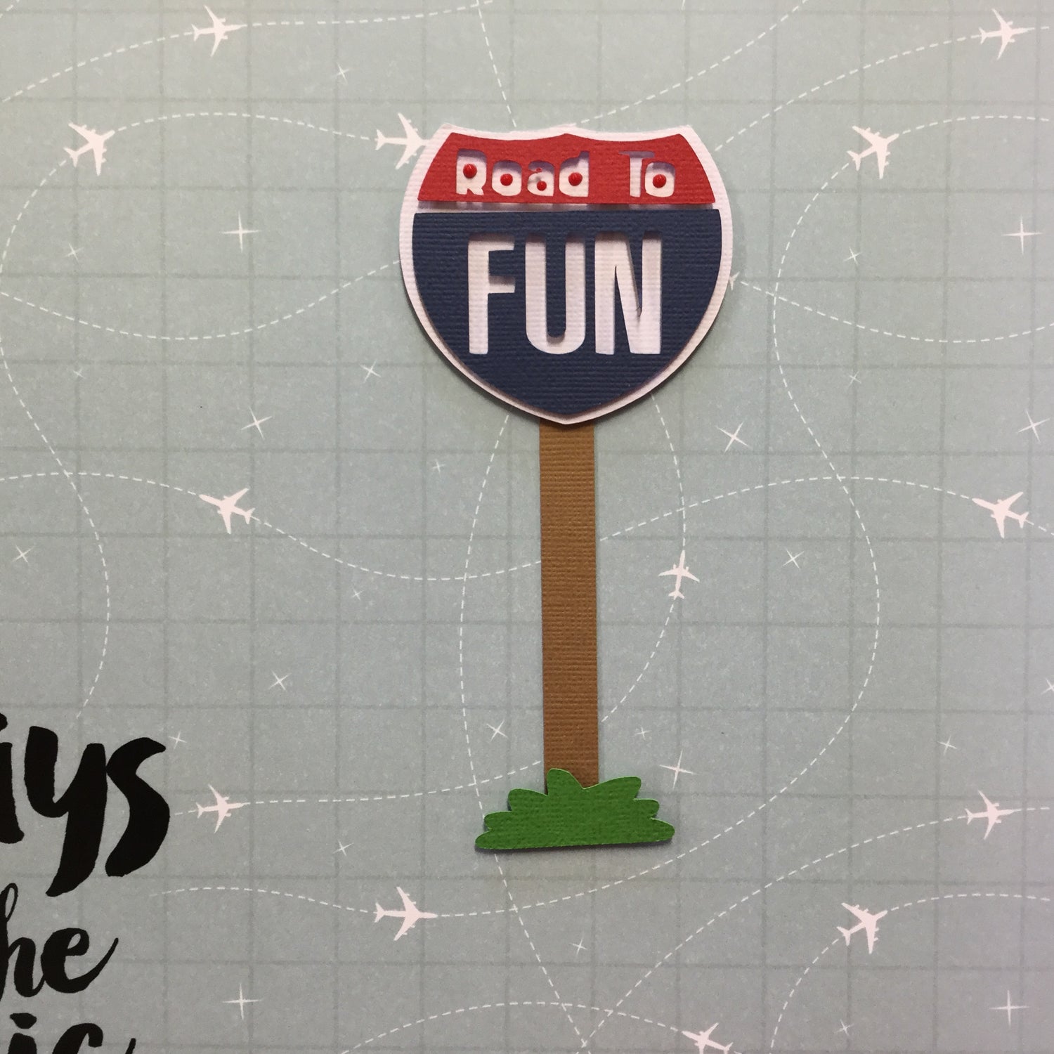 ROAD TO FUN Travel Die Cuts Scrapbooksrus 