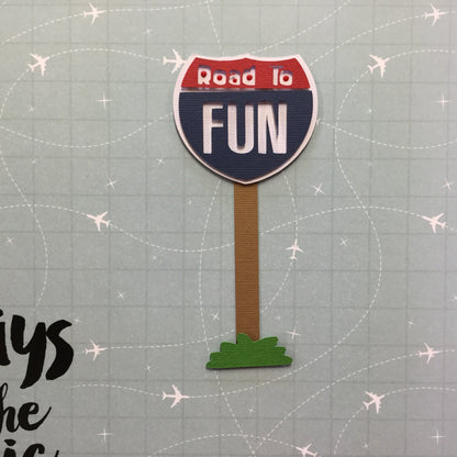 ROAD TO FUN Travel Die Cuts Scrapbooksrus 