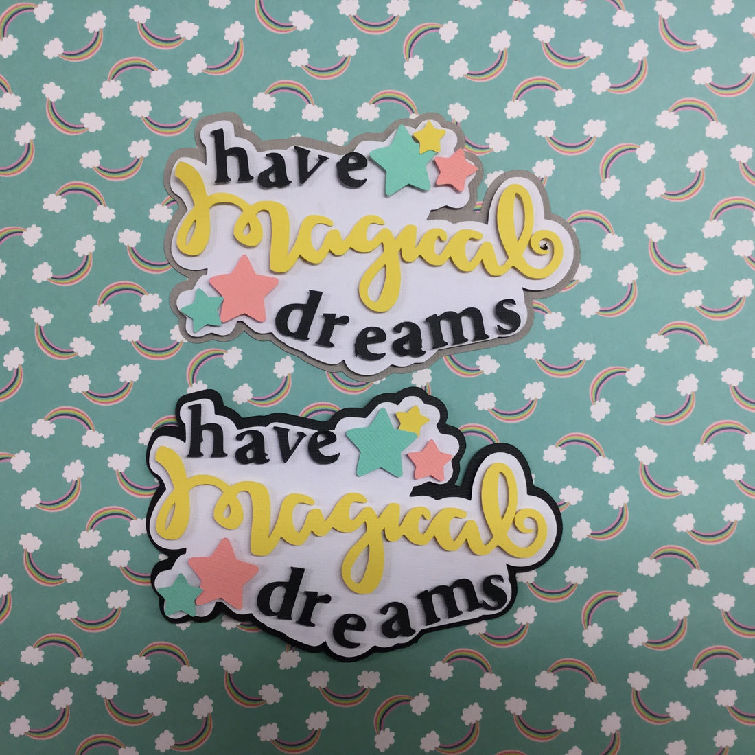 HAVE MAGICAL DREAMS Custom Scrapbook Die Cut Embellishments Scrapbooksrus