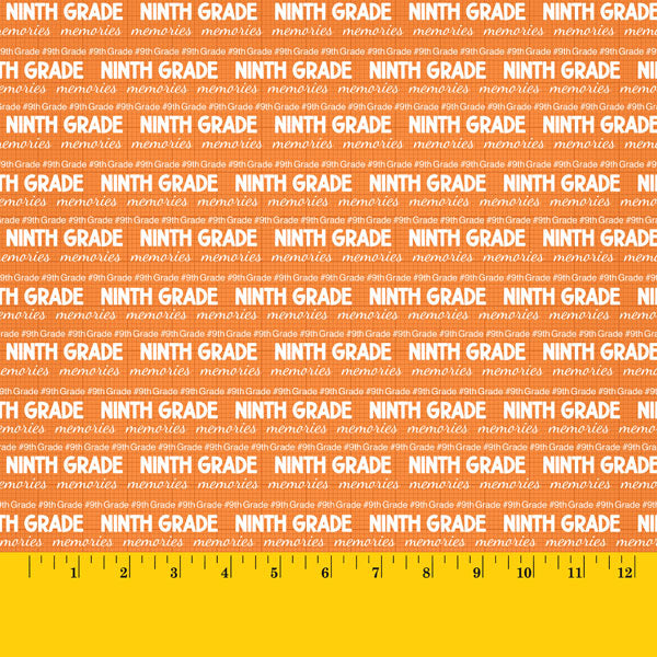 9th GRADE RULER DS 12&quot;X12&quot; Paper Scrapbooksrus 