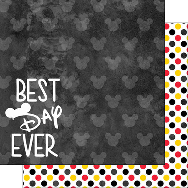 Disney BEST DAY EVER DS 12&quot;X12&quot; Paper Scrapbooksrus 