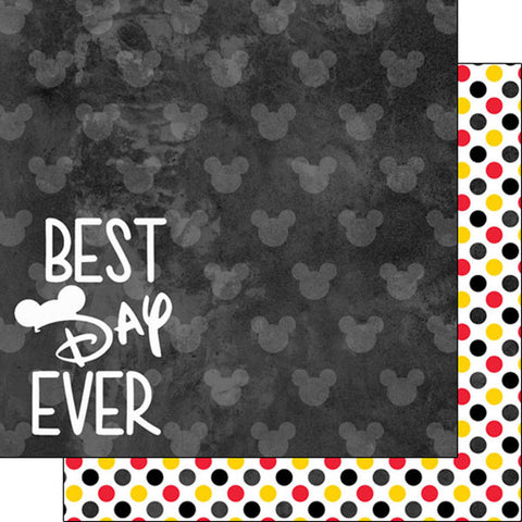 Best Day Ever - For Disney-Paper & Sticker Kit 12x12 Paper