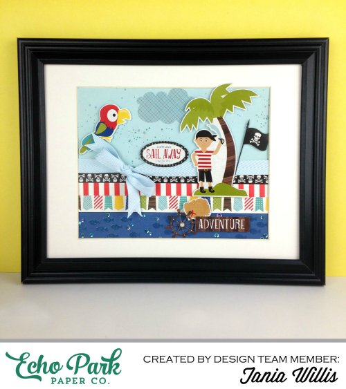 Echo Park Pirate’s Life ANCHORS AWAY 12"x12" Paper Scrapbooksrus