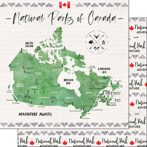 NATIONAL PARKS OF CANADA 12&quot;X12&quot; Paper Scrapbooksrus 