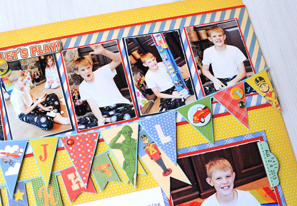 Carta Bella Toy Box THIS WAY MEN 12"x12" Paper Scrapbooksrus