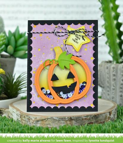 Lawn Cuts OUTSIDE IN STITCHED PUMPKIN Custom Craft Dies 5pc  Scrapbooksrus