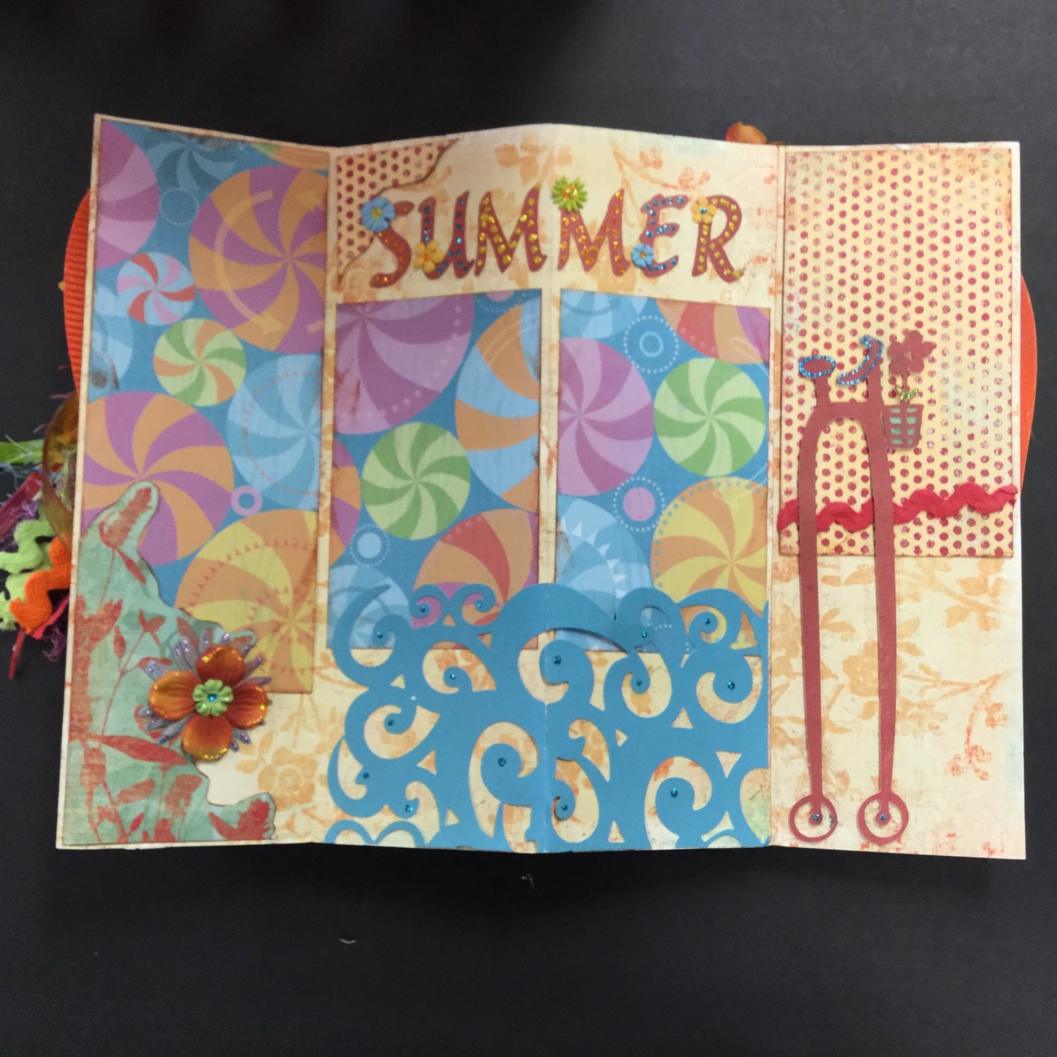 Summer FLIP FLOP Scrapbook Album Kit Scrapbooksrus 