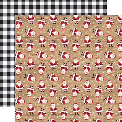 Echo Park Jingle All The Way KRIS KRINGLE 12”x12” Scrapbook Paper Scrapbooksrus