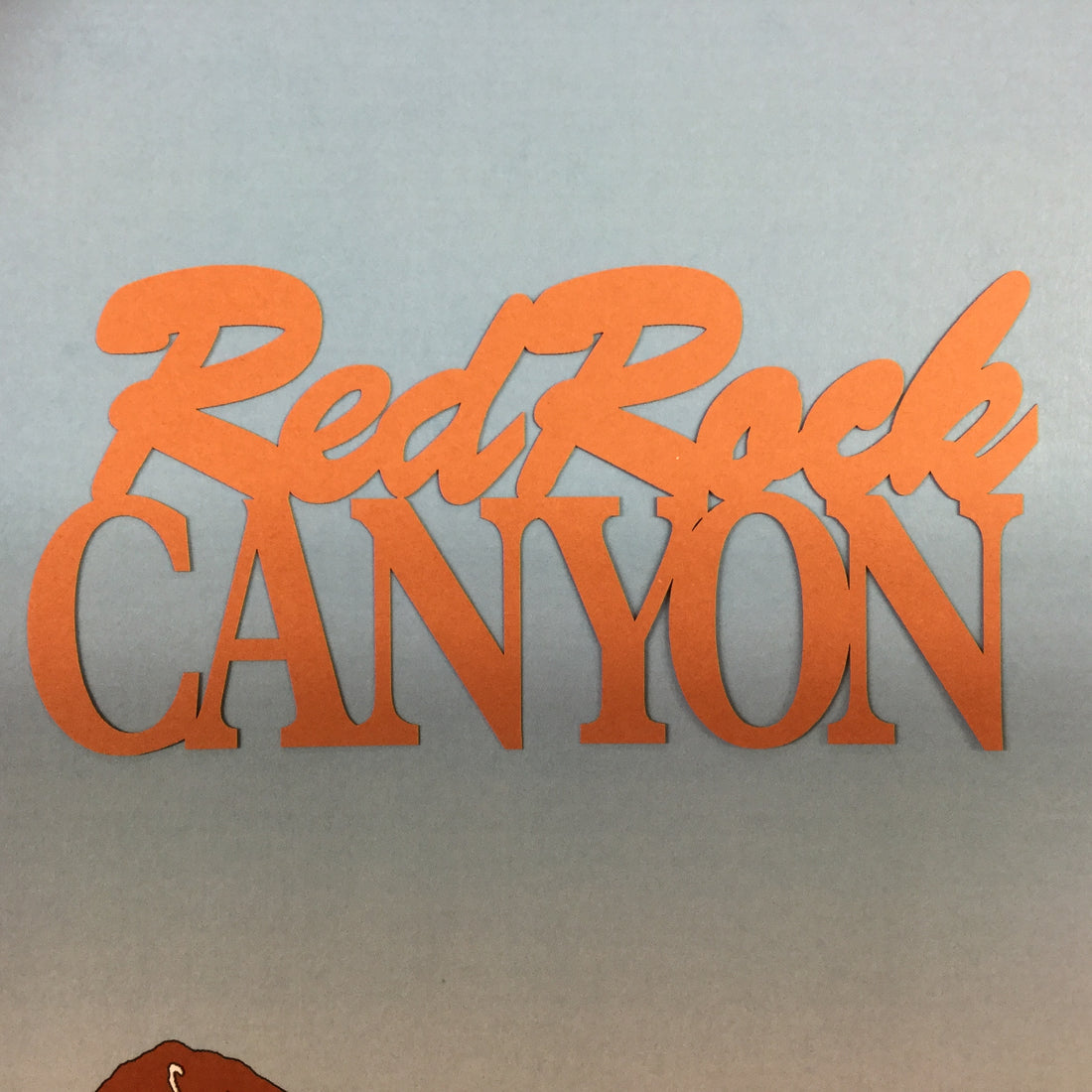 RED ROCK CANYON Custom Travel Scrapbook Die Cuts Scrapbooksrus