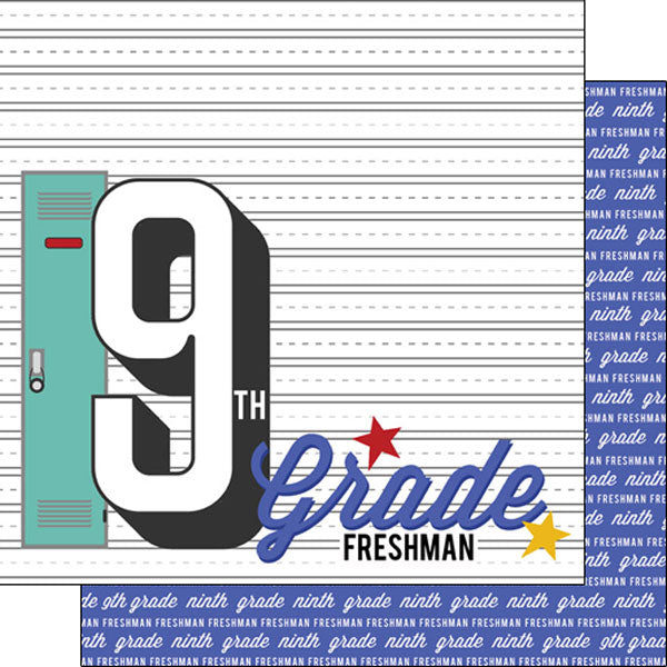 9th GRADE YEAR DS 12"X12" Paper Scrapbooksrus