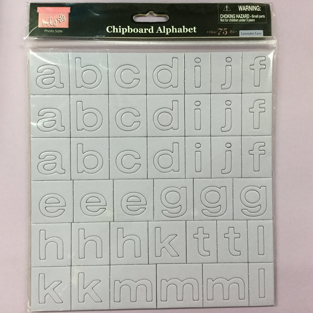 My Little Shoebox Photo Safe Chipboard Alphabet 75pc Scrapbooksrus