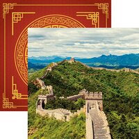 Reminisce CHINA Scrapbook Paper Pack 2pc Scrapbooksrus