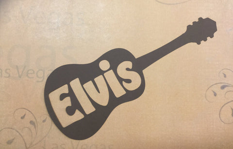 Elvis Guitar Scrapbook Die Cut @ Scrapbooksrus 