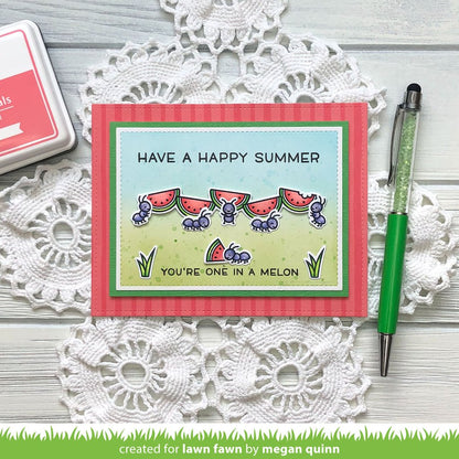 Lawn Fawn SIMPLY SUMMER SENTIMENTS Clear Stamps 4&quot;X3&quot;