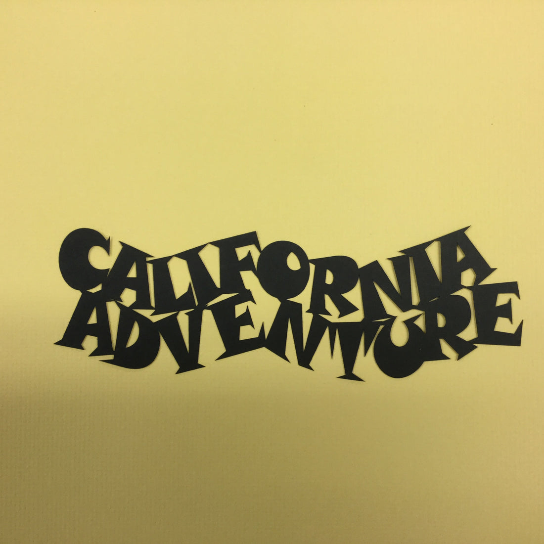 Disney CALIFORNIA ADVENTURE Custom Scrapbook Die Cuts Scrapbooksrus