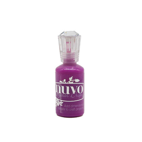 Nuvo Crystal Drops WINDSOR WINE Enamel Dots 1oz Scrapbooksrus 