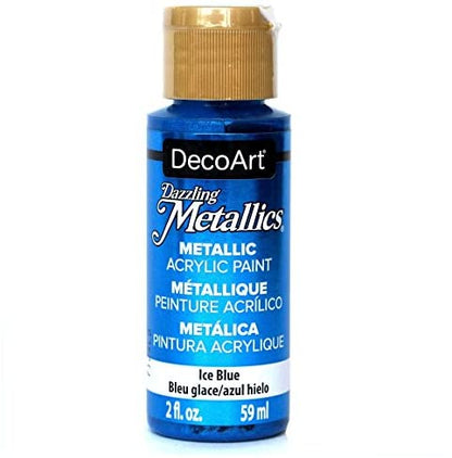 DecoArt Extreme Sheen ICE BLUE Metallic Acrylic Paint Scrapbooksrus 