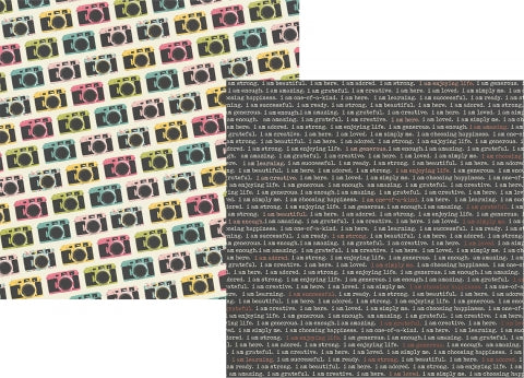 Simple Stories I Am FOCUSING ON THE GOOD 12x12 Scrapbook Paper Scrapbooksrus