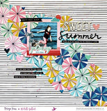 Pinkfresh Studio Out and About STITCHED FRAMES 6 pc Scrapbooksrus 