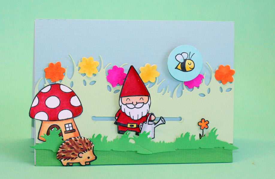 Lawn Fawn GNOME SWEET GNOME Clear Stamps 20pc Scrapbooksrus