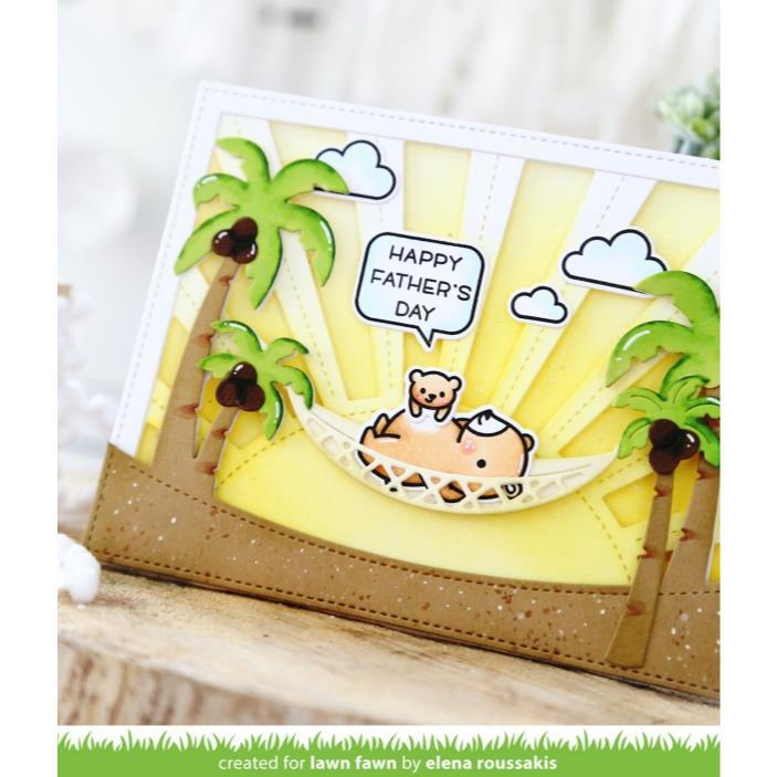 Lawn Cuts TROPICAL BACKDROP Card Ideas Scrapbooksrus 