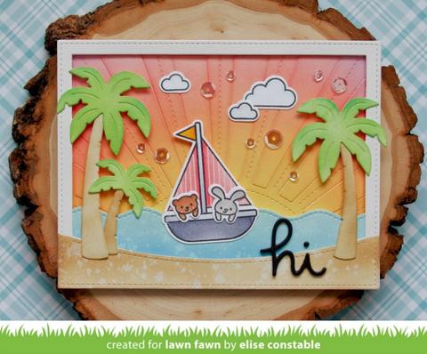 Lawn Cuts TROPICAL BACKDROP Card Ideas Scrapbooksrus 