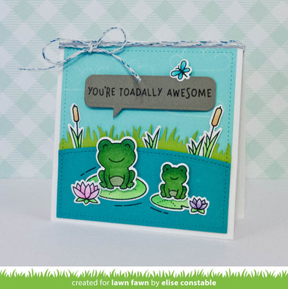 Lawn Fawn Toadally Awesome Samples @scrapbooksrus