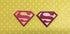 Mini SUPERMAN & SUPERGIRL EMBLEM Superhero Custom Scrapbook Die Cuts Scrapbooksrus 