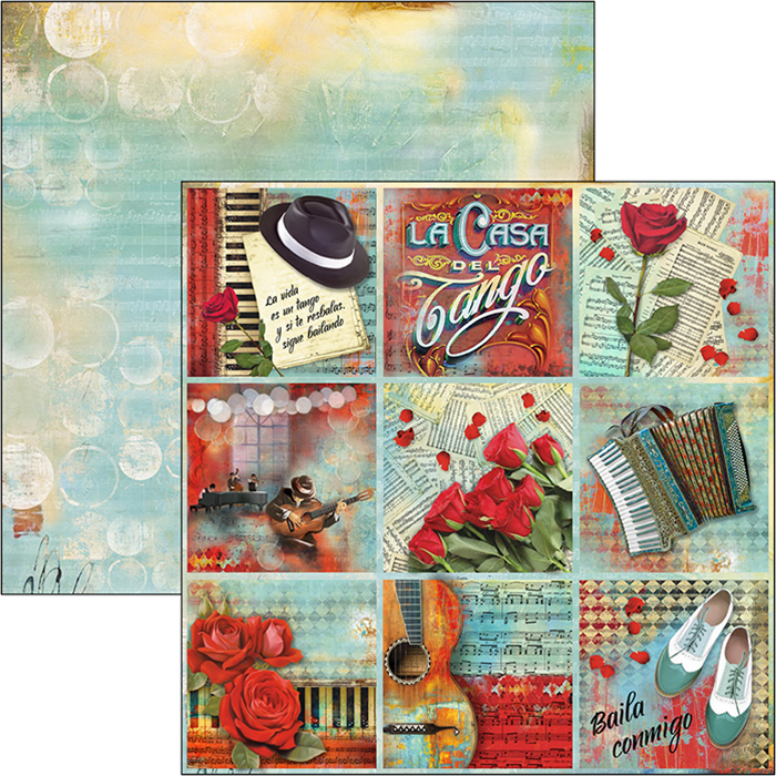 Ciao Bella TANGO Paper Pad 12 Sheets Scrapbooksrus 