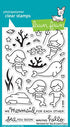 Lawn Fawn MERMAID FOR YOU Clear Stamps 26 pc Scrapbooksrus 