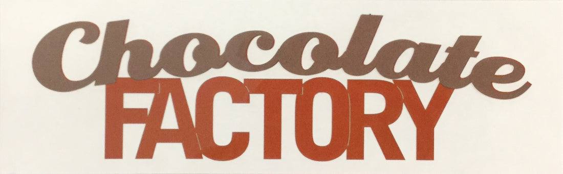 Arched Pride CHOCOLATE FACTORY Ethel M Travel Laser Cuts 3"X9" Scrapbooksrus