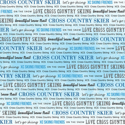 Scrapbook Customs CROSS COUNTRY SKIING WINTER ADVENTURES 12X12 Sports Sheet Scrapbooksrus 