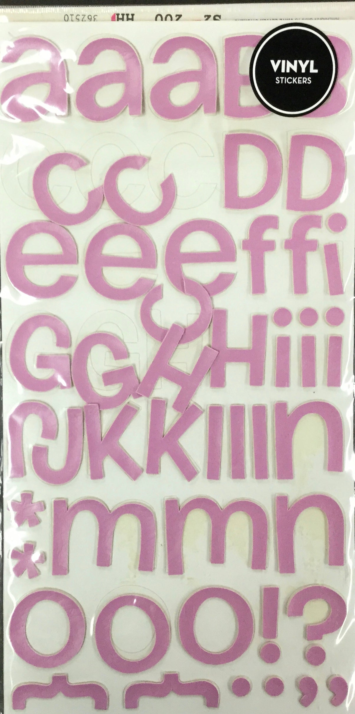 American Crafts Thickers ROOTBEER FLOAT Vinyl Letter Stickers Scrapbooksrus 