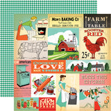 Echo Park COUNTRY KITCHEN 12”x12” 13pc COLLECTION KIT Scrapbooksrus 